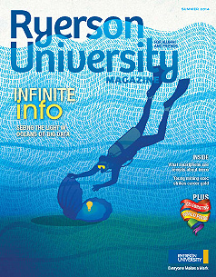 ryerson university magazine cover